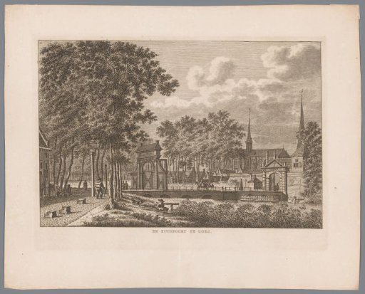 View of the South Gate in Goes