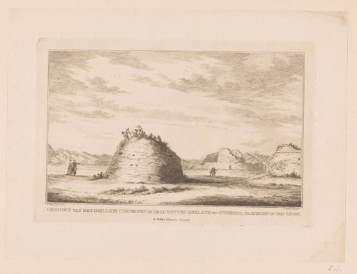 Ruins of the Coehoorn orillon and the Zeeland and Utrecht lunettes in Bergen op Zoom