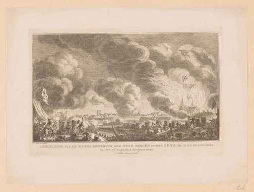 Bombardment of Bergen op Zoom by the French on 1 August 1747