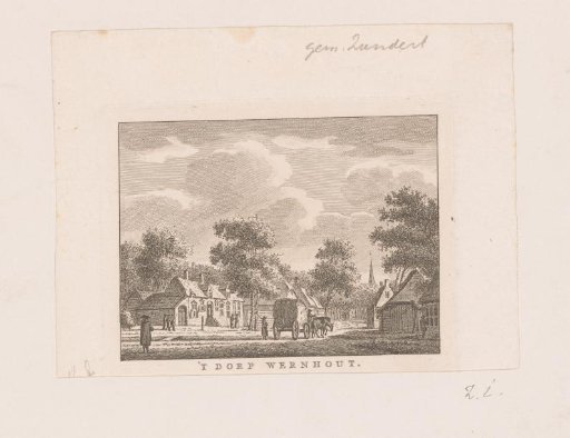 View of the village of Wernhout
