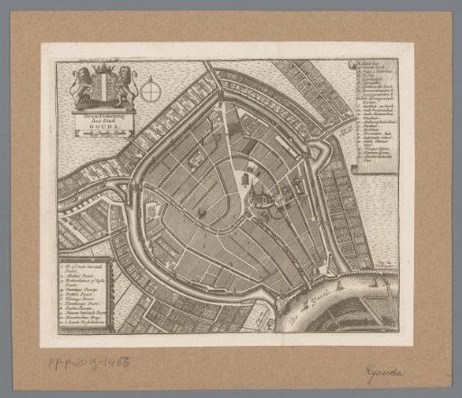 Map of Gouda