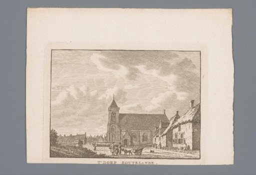 View of the Catharine Church in the Village of Zoutelande in Zeeland