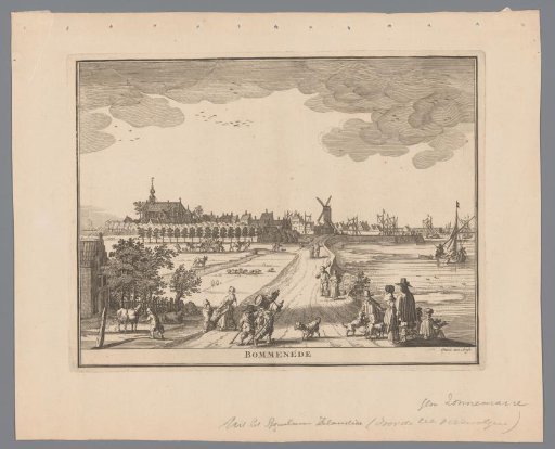View of Bommenede in Zeeland