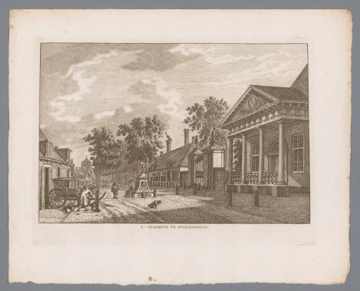 View of the Town Hall of Westkapelle