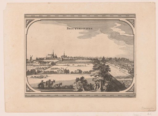 View of Brouwershaven