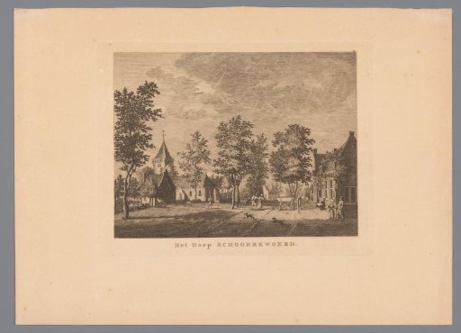 View of the village of Schoonrewoerd