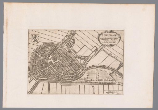 Map of Schiedam