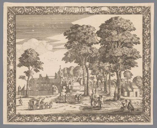View of Castle Ter Noot in The Hague