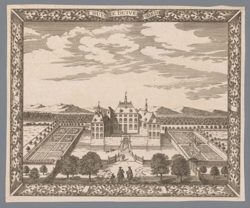 View of Duivenvoorde Castle in Voorschoten