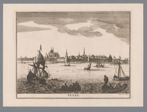 View of Veere from the water