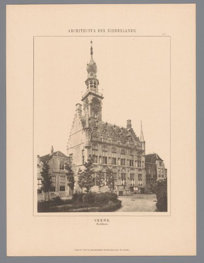 View of the town hall at Veere