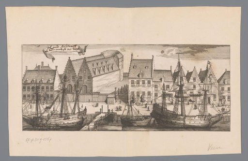 View of 's Lands Zeemagazijn at Veere