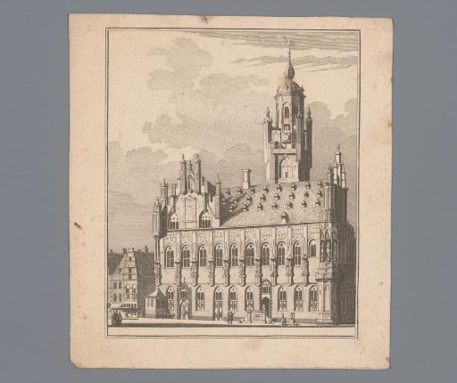 View of the Town Hall in Middelburg