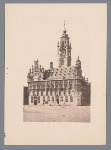 View of the Town Hall of Middelburg