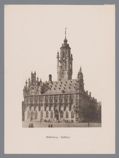 View of the Town Hall of Middelburg