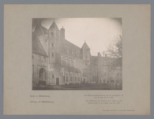 View of the National Archives buildings in the Abbey in Middelburg