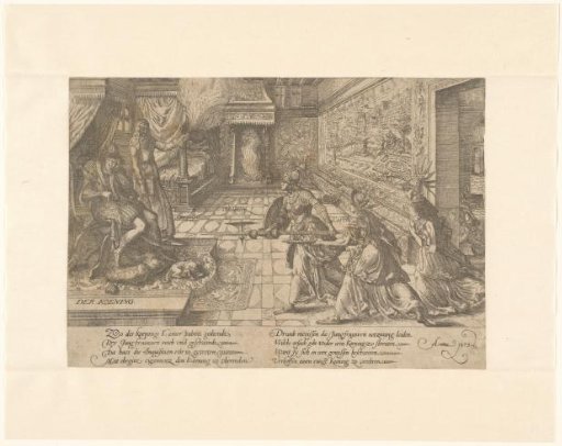 The sleeping king is attacked by the Spanish kingdoms