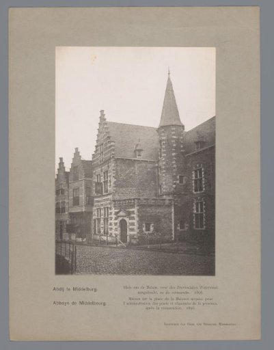 View of the House at the Balans near the Abbey of Middelburg