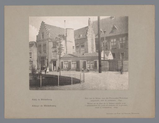 View of the House at the Balans near the Abbey of Middelburg, 1895
