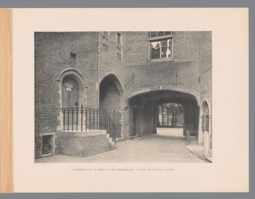 View of the Abbey Gate of the Abbey in Middelburg