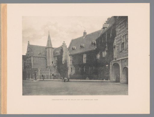 View of the abbey buildings at the Balans in Middelburg