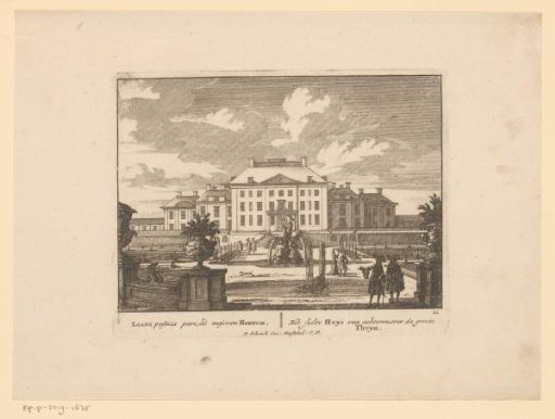 View of Het Loo Palace, seen from the garden