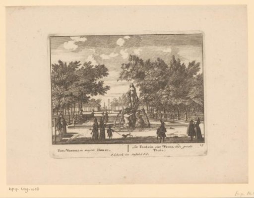 Fountain of Venus in the garden of Het Loo Palace