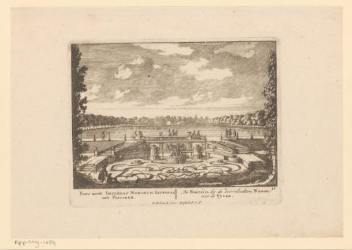 Fountain by the pond of Het Loo Palace