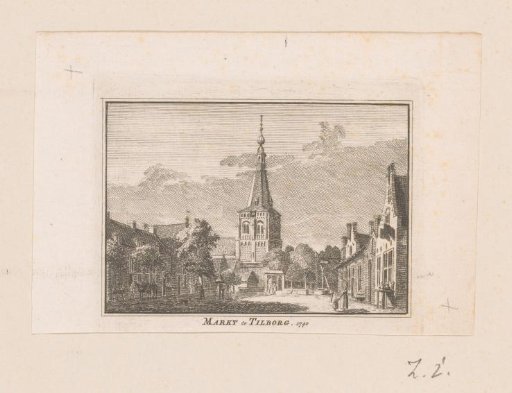 View of the market in Tilburg