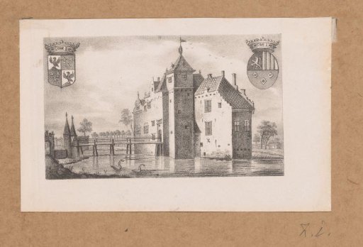 View of the castle in Tilburg