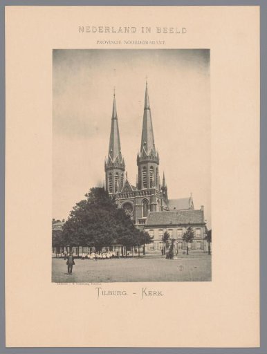 View of the Heuvel Church or Saint Joseph's Church in Tilburg