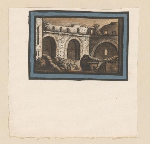 View of the Interior of Abcoude Castle