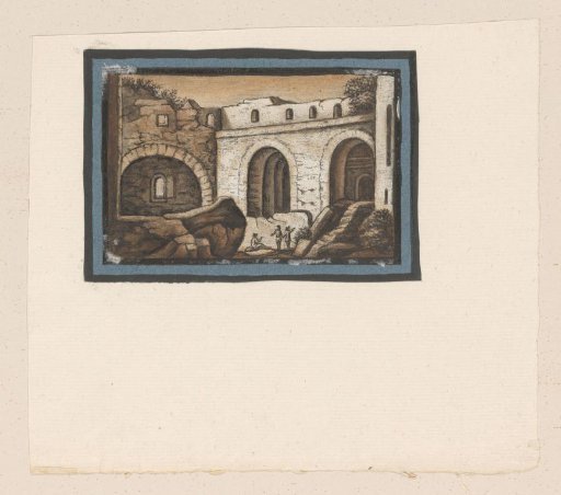 View of the Interior of Abcoude Castle