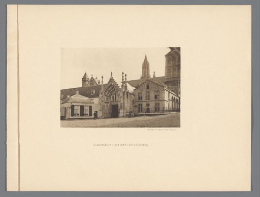 View of the Cloister of Saint Servatius