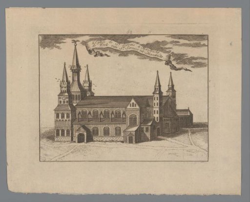 View of Saint Servatius at Maastricht
