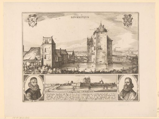 Loevestein Castle where Rombout Hogerbeets and Hugo de Groot were Imprisoned, 1619