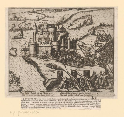 Loevestein Castle Taken by Herman de Ruiter, 1570