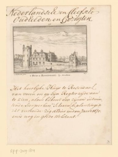 View of Rosendael Castle
