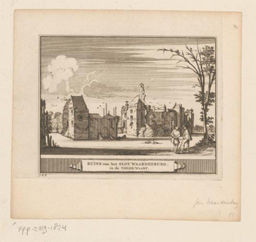 View of the Ruins of Waardenburg Castle