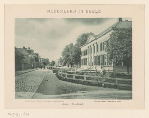 View of the courthouse in Assen