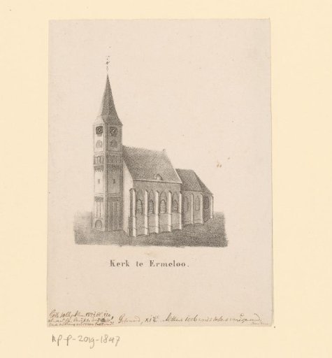 View of the Old Church in Ermelo