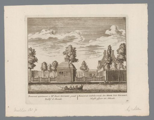 View of the country estate Binnenrust, in Abcoude