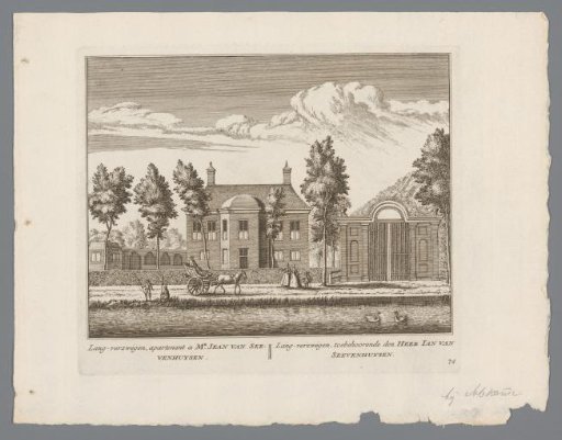 View of the country estate Lang Verzwegen, in Abcoude