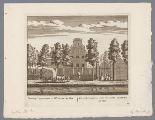 View of the country estate Bassenhof, near Baambrugge
