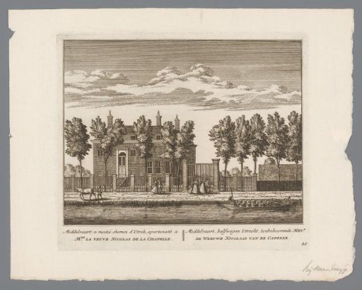 View of the country estate Middelvaart, near Baambrugge