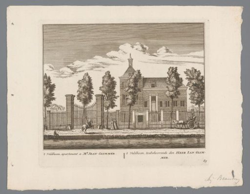 View of the country estate 't Veldhoen, near Baambrugge