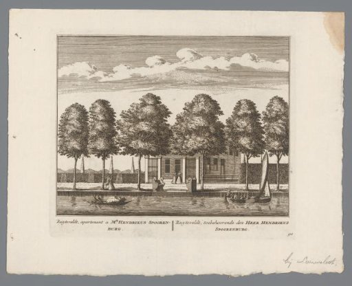 View of the country estate Ruyteveldt, near Loenersloot