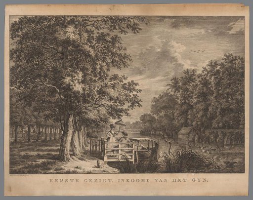 Landscape with a Couple on the Bank of the Gein