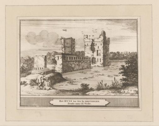 View of Ter Aa Castle near Breukelen