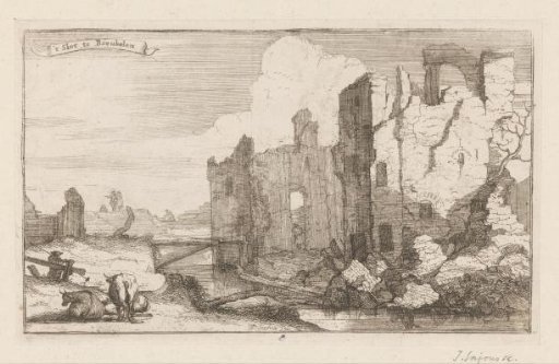 View of the Ruins of the Castle near Breukelen